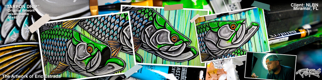 Splashes of Creativity: Bringing Vibrancy to No Live Bait Needed's New Space